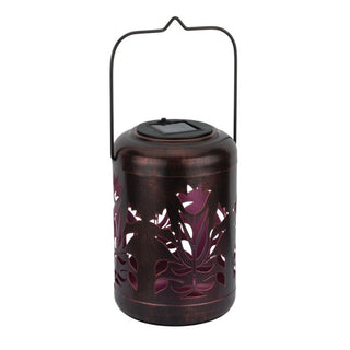 Flower Shadow Lantern Purple - Conrad's Gourmet Gifts - product image