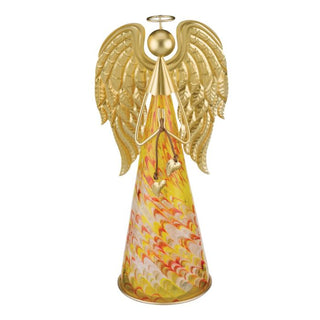 Murano Angel LED Decor 13" - Gold - Conrad's Gourmet Gifts - product image