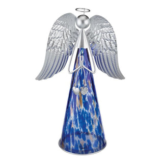 Murano Angel LED Decor 13" - Indigo - Conrad's Gourmet Gifts - product image