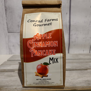 Apple Cinnamon Pancake Mix 16oz - Conrad's Best Gourmet Gifts - product image
