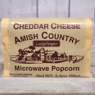 Microwave Cheddar Cheese Popcorn Pkg - Conrad's Best Gourmet Gifts - product image