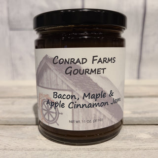 Bacon Maple Apple Cinnamon Jam 11 oz. - Conrad's Gourmet Gifts - product image