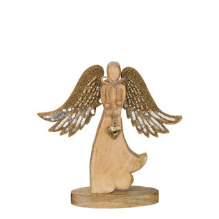 Woodland Angel Decor Beaded - 10" - Conrad's Gourmet Gifts - product image