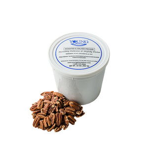 Youngs 32oz. Tub Roasted & Salted Pecans - Conrad's Best Gourmet Gifts - product image