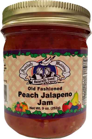 9 oz.  Peach Jalapeno Jam - Conrad's Gourmet Gifts - product image
