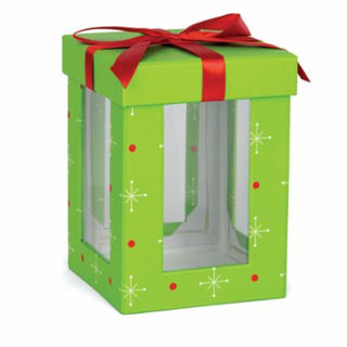 Little Green Window Box with Bow - Conrad's Gourmet Gifts - product image