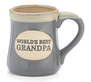 WORLD'S BEST GRANDPA PORCELAIN MUG - Conrad's Gourmet Gifts - product image
