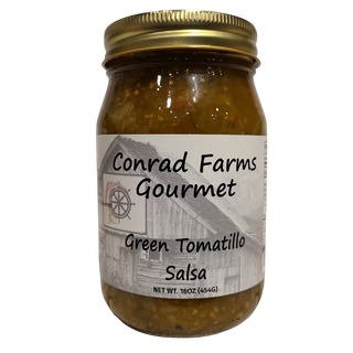 Green Tomatillo Salsa 16 oz - Conrad's Gourmet Gifts - product image