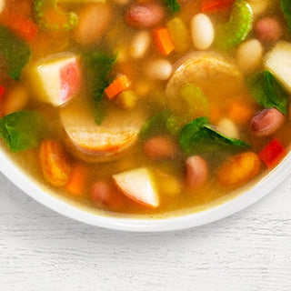 Vermont Farm Apple Sausage and Bean Soup - Conrad's Gourmet Gifts - product image