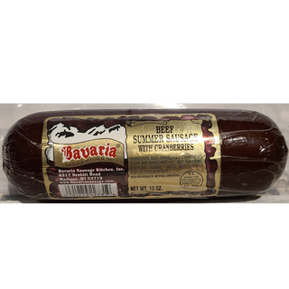 Bavaria Beef Cranberries Summer Sausage - Conrad's Best Gourmet Gifts - product image