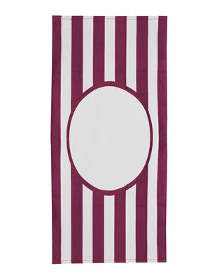 Towel Company Print Friendly College Stripe Towel Crimson - Conrad's Best Gourmet Gifts - product image