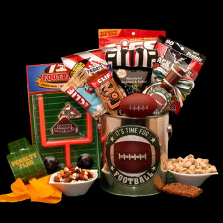 Football Time Gift Pail - Conrad's Best Gourmet Gifts - product image