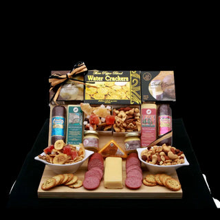 Savory Selections Meat & Cheese Gourmet Gift Board - Conrad's Best Gourmet Gifts - product image