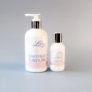 Grapefruit Ylang Ylang Essential Oil Silky Hand and Body Lotion 8oz - Conrad's Gourmet Gifts - product image