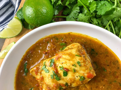 Dllicious fish cooked to perfection with Coconut Fish Curry  recipe image 