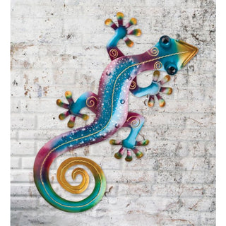 Gecko Wall Decor 19" - Rainbow Purple - Conrad's Gourmet Gifts - product image