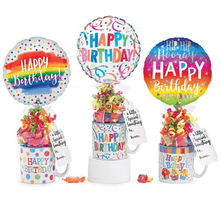 HAPPY BIRTHDAY GIFT MUG w/ Balloon - Conrad's Gourmet Gifts - product image