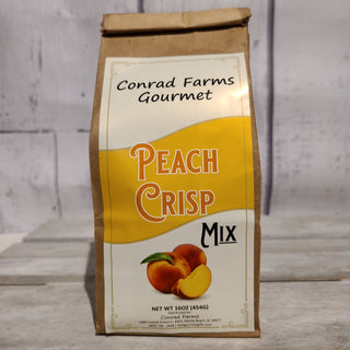 Southern Peach Crisp Mix 16oz - Conrad's Best Gourmet Gifts - product image