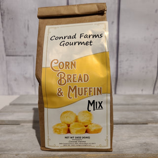 Corn Bread Muffin Mix 16oz - Conrad's Best Gourmet Gifts - product image