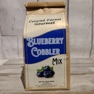 Blueberry Cobbler Mix 16oz - Conrad's Best Gourmet Gifts - product image