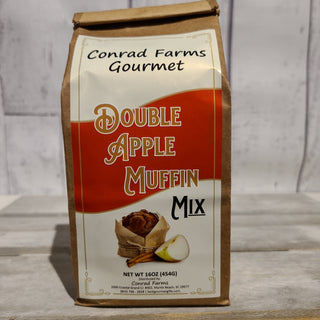 Double Apple Muffin Mix 16oz - Conrad's Best Gourmet Gifts - product image