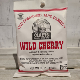 Claeys Wild Cherry Hard Candy - Conrad's Best Gourmet Gifts - product image