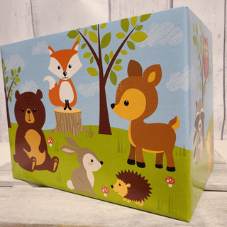 Woodland Animals Gift Basket Box for BYO Basket - Conrad's Best Gourmet Gifts - product image