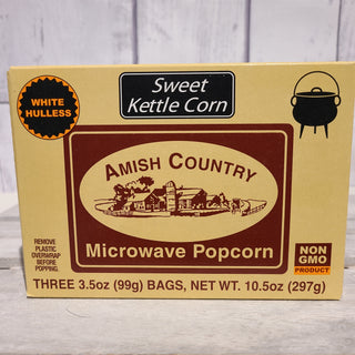 3 Pk. Kettle Corn Micro Pop - Conrad's Best Gourmet Gifts - product image