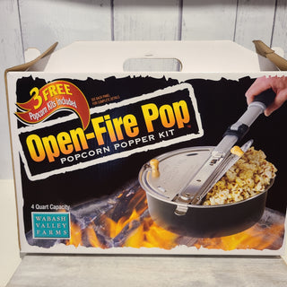 Open Fire Popcorn Popper - Conrad's Best Gourmet Gifts - product image