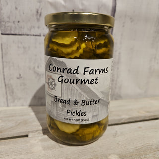 Bread and Butter Pickles - Conrad's Gourmet Gifts - product image