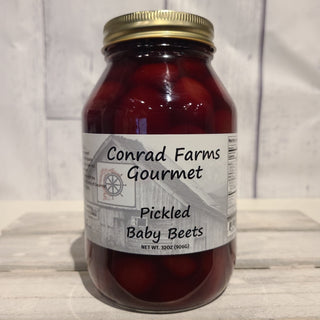 Sweet Pickled Baby Beets 32 oz - Conrad's Gourmet Gifts - product image
