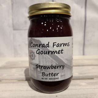 Strawberry Butter 19oz - Conrad's Gourmet Gifts - product image