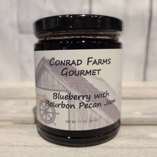 Blueberry w/ Bourbon & Pecan hor'dourve Jam 11 oz. - Conrad's Gourmet Gifts - product image