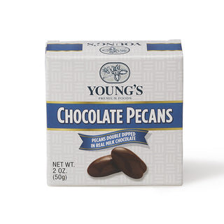 2 oz. Box Youngs Chocolate Pecans - Conrad's Best Gourmet Gifts - product image