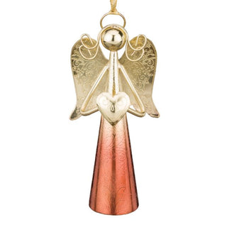 Gold Angel Bell 6" - Copper - Conrad's Gourmet Gifts - product image