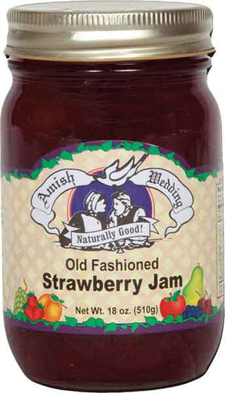 Old Fashioned Strawberry Jam 18 Oz. - Conrad's Gourmet Gifts - product image