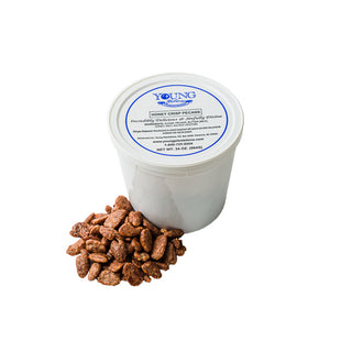 Youngs 34oz. Tub Honey Crisp Pecans - Conrad's Best Gourmet Gifts - product image