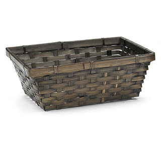 Basket 10 in. Rectangle Dark - Conrad's Gourmet Gifts - product image