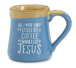 A LITTLE COFFEE A LOT OF JESUS MUG - Conrad's Gourmet Gifts - product image