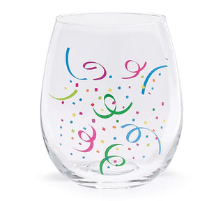 STEMLESS WINE GLASS HAPPY BIRTHDAY - Conrad's Gourmet Gifts - product image