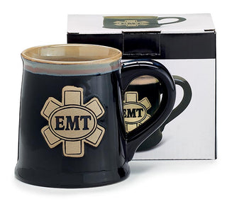 BLACK EMT MESSAGE STEIN MUG - Conrad's Gourmet Gifts - product image