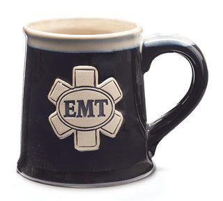 BLACK EMT MESSAGE STEIN MUG - Conrad's Gourmet Gifts - product image