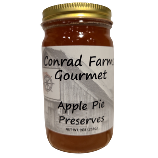 Apple Pie Preserves 9 oz Jar - Conrad's Gourmet Gifts - product image