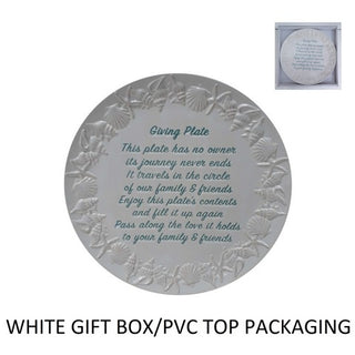12 inch Round Giving Plate - Conrad's Gourmet Gifts - product image
