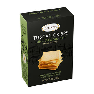 Tuscan Crisps Olive/Sea Salt - Conrad's Gourmet Gifts - product image