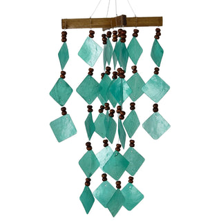 Copy of Diamond Capiz Chime - Green - Conrad's Gourmet Gifts - product image