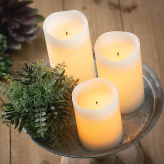 SMOOTH CANDLE PILLAR Set/3 - Conrad's Gourmet Gifts - product image