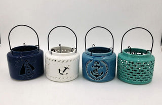 Nautical Lanterns 4 Asst. 5" - Conrad's Gourmet Gifts - product image