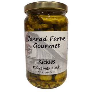 Kickles Pickles with a Kick 16oz - Conrad's Gourmet Gifts - product image