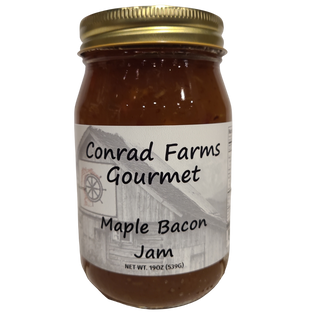 Maple Bacon Jam 19oz - Conrad's Gourmet Gifts - product image